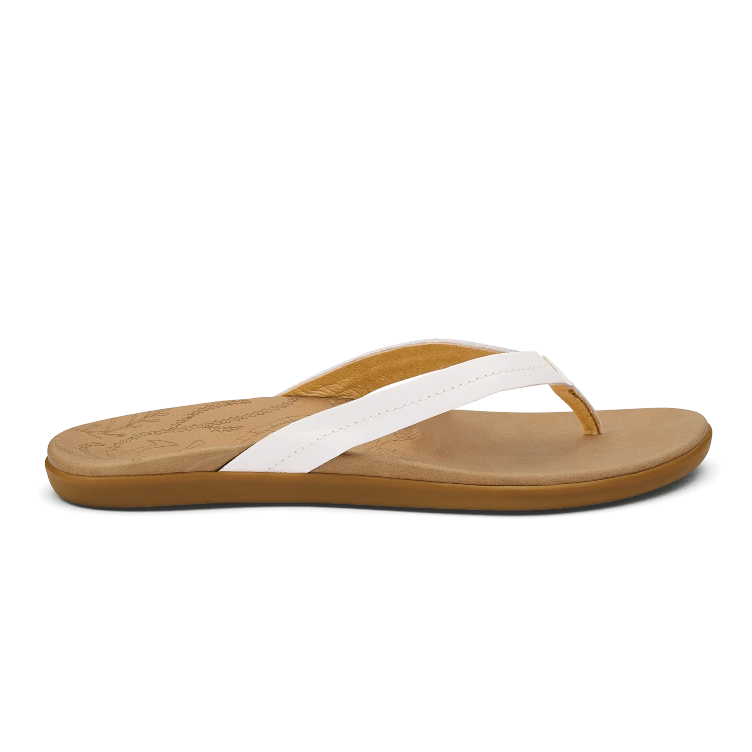 OluKai Honu - Bright White / Golden Sand