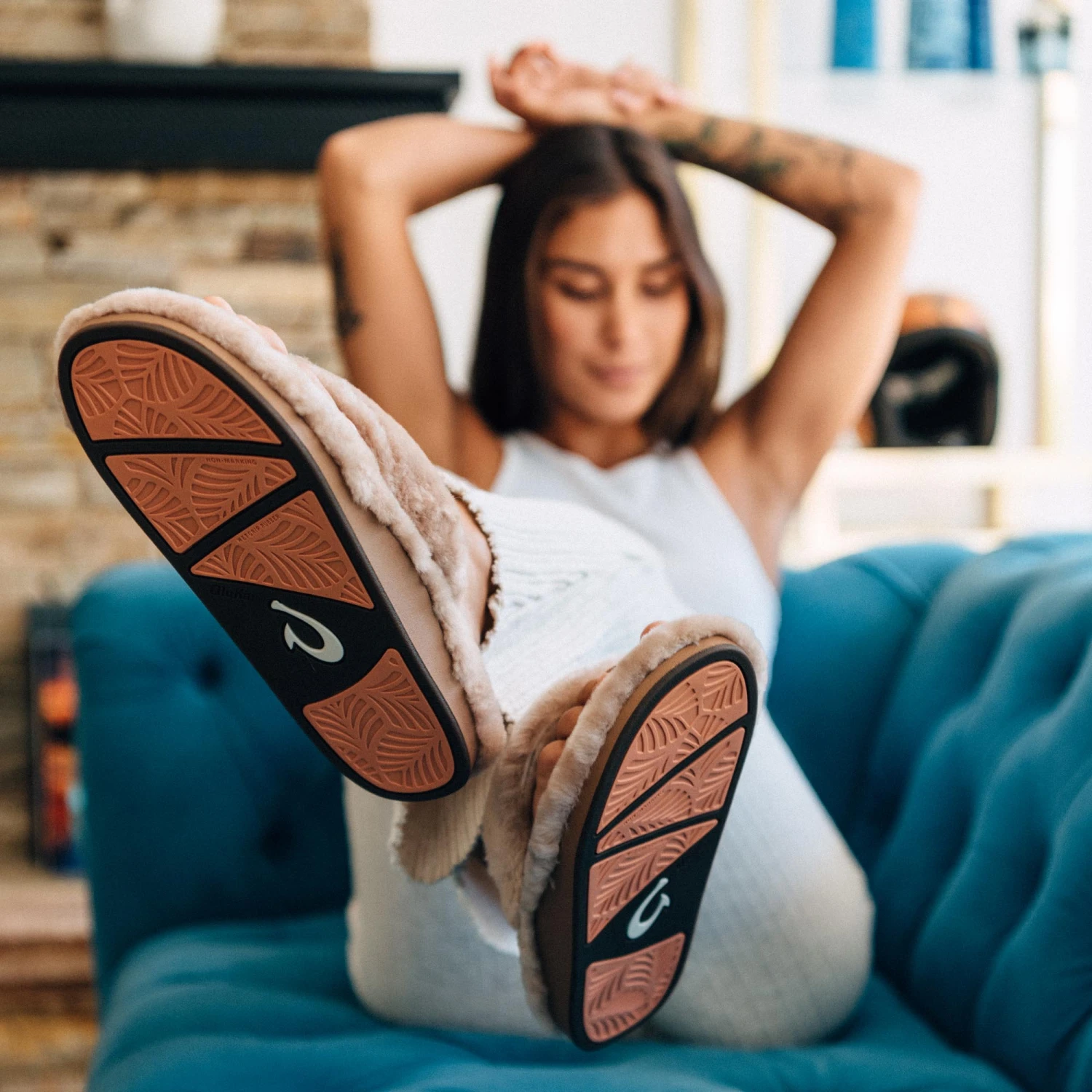 OluKai Kīpe'a Heu - Tan - Image 6